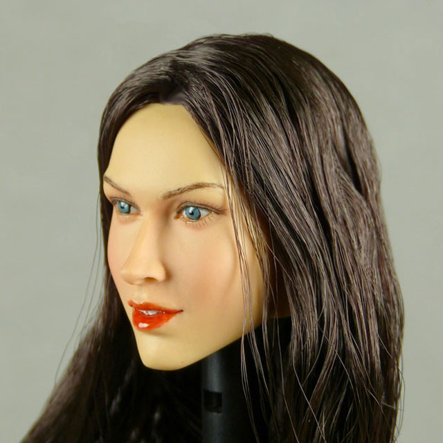Nouveau Toys 1/6 Scale Female Head Sculpt Corina Black Hairpiece