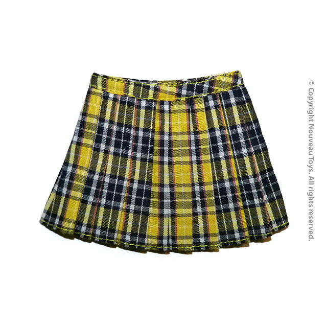NT Female Yellow & Green School Plaid Skirts Set Hot Toys 1/6 Scale Phicen